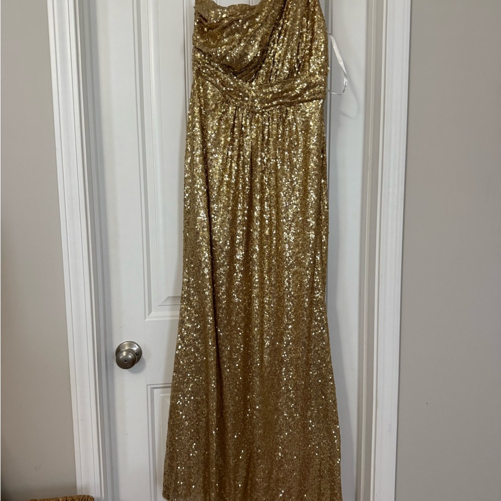 Revelry Gold Sequin Dress